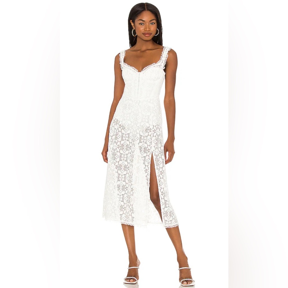 For Love And Lemons Ivory Lace Dress